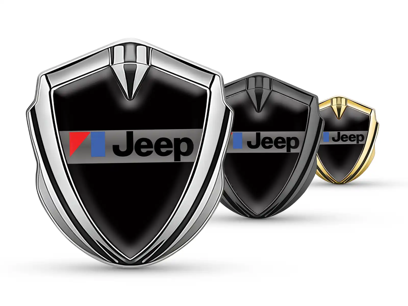 Jeep Metal Emblema Insignia Atlético Aspecto Óptimo